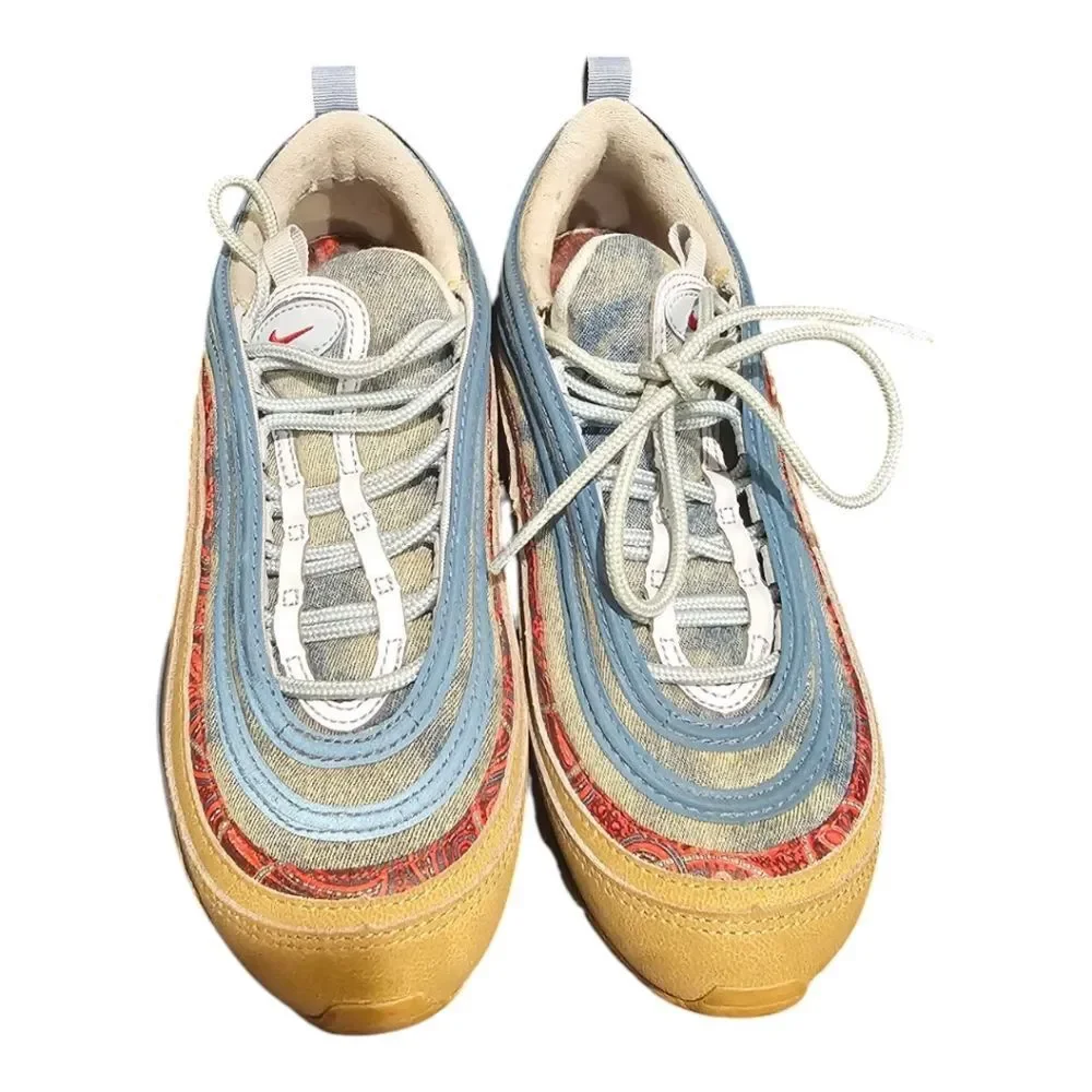 NIKE AIR MAX 97 (GS) Wild‎ West Denim - Size 6Y/8 Women's